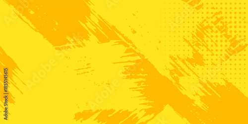 Best Retro comic yellow background raster gradient halftone  stock vector premium