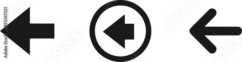 Arrow icon set, Collection different arrows sign, Modern simple arrows.