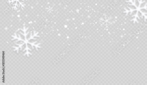 Snowy Weather and Winter Snowflakes Icon Set