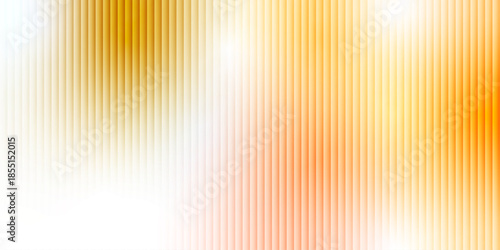 Abstract Bright Orange and White Rippled Glass Texture with Soft Glowing Light Refraction