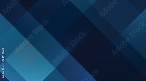 Abstract background with dark and light blue geometric overlapping shapes for modern business presentations