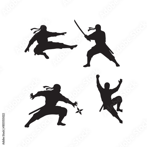 Ninja Silhouettes Collection