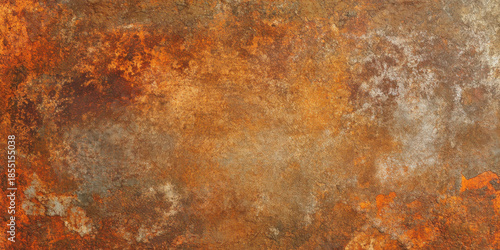 Wallpaper Mural rusty metal surface with fiery orange corrosion patterns evoking industrial decay ideal for grunge wallpaper or abstract commercial background Torontodigital.ca