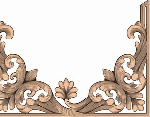 elegant decorative corner design