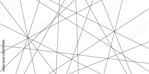 Abstract black lines with white background. Creative and geometric shape with luxury pattern and paper texture design. abstract background with stripes for website design Technology diagonal.