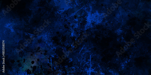 Blue smoke in dark background.Texture and desktop picture. blue texture with colorful smoke, decorative and blurry and grunge blue paper texture, Colorful blue textures for making flyer illustration.