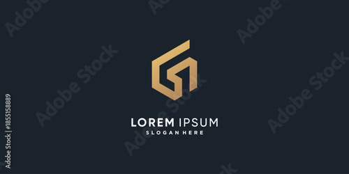 Letter G vector icon logo design with creative unique style Premium Vector
