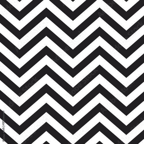 Black and white chevron pattern for design inspiration. Abstract design with repeating chevron pattern, perfect for backgrounds, illustrations, or graphic design projects.