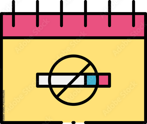 No Smoking Day Calendar Reminder A Visual Guide to Quitting Tobacco