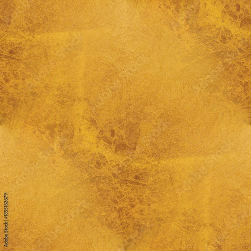 Close-up of a textured, golden-brown surface. The texture appears to be a natural material like leather or stone, with intricate patterns and variations in color. Seamless tile. 