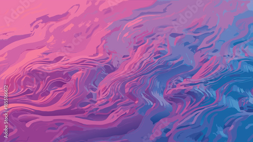 Colorful abstract watercolor swirls in pink and blue Background