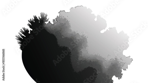 Sunrise Over Mountain Forest