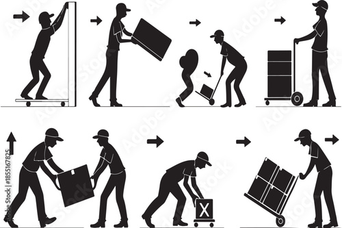 Proper lifting techniques for safe and efficient moving operations