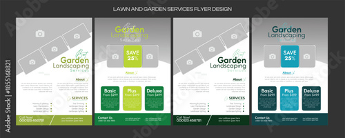 lawn care flyer design template. landscaping and gardening lawn care service flyer, poster, leaflet design lawn care garden or landscaping services Tree and gardening service poster leaflet design.