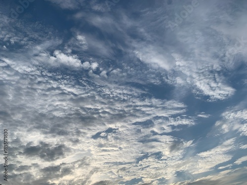 Cloudy Sky with Soft Evening Light