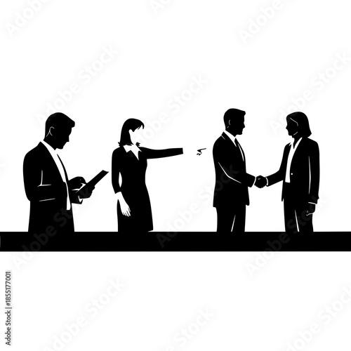businessmen shaking hands