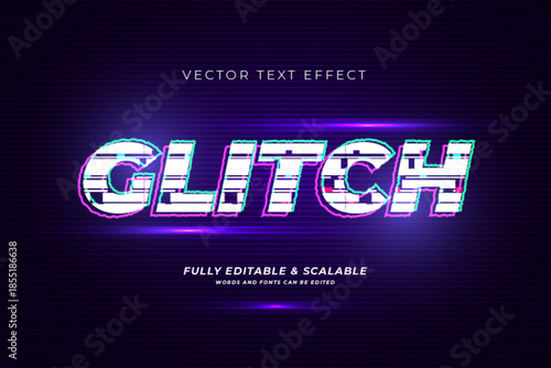 Glowing neon text clutch on dark background with futuristic design