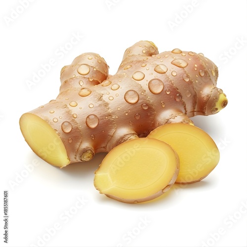 Ginger Root with Slices