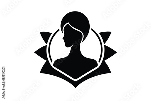 skin clinic icon icon vector silhouette