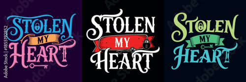Stolen My Heart Key Tee