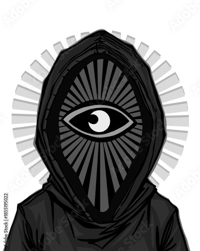 Ojo de la providencia hooded.