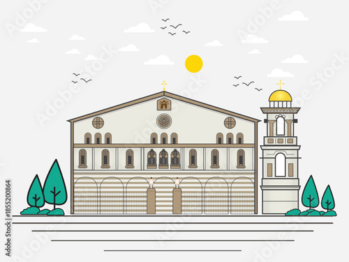 Mariamite Cathedral of Damascus Greek Orthodox Landmark in Old City