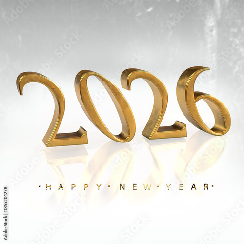 Happy new year 2026 banner design