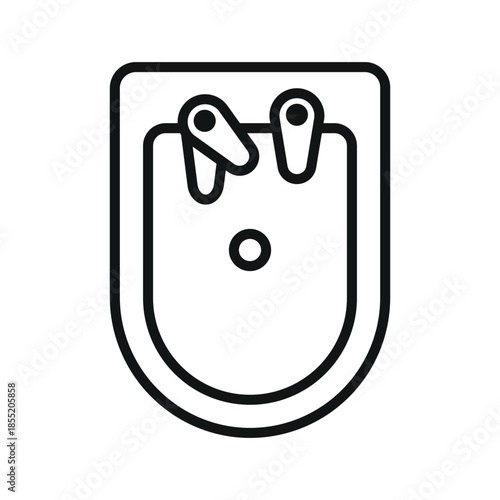 Bidet icon vector design template