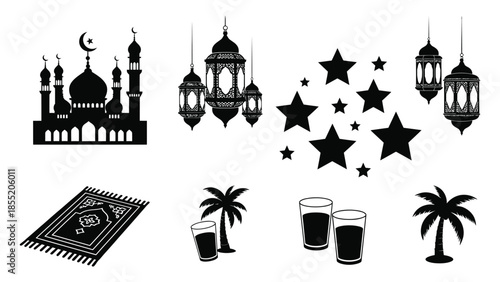 Celebrating eid with traditional symbols