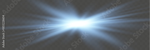 Bright Starburst Light Effect on Soft Background