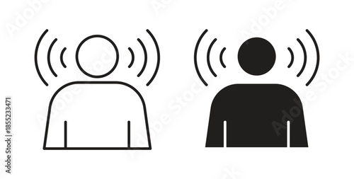 Brand awareness icons. Outline icons vector collection. flat illustrations