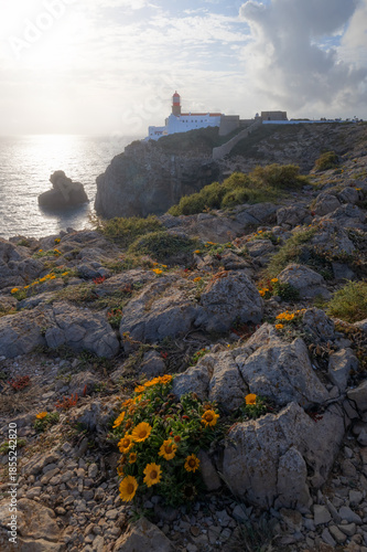 Sagres-Leuchtturm: wo land endet und der Atlantik beginnt