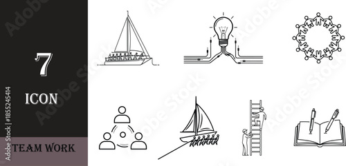 set of landmarks and monuments