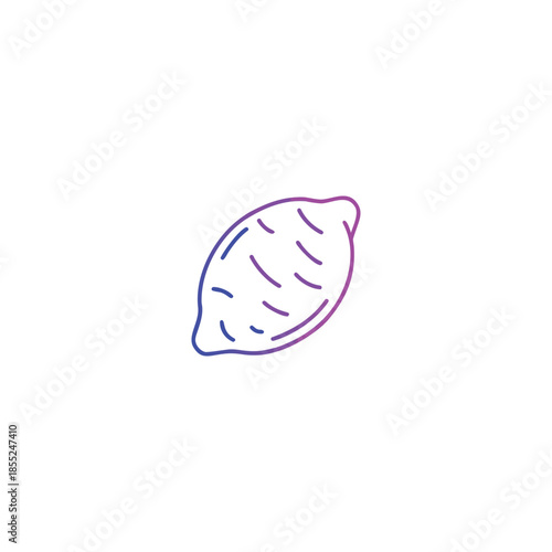 A-Sweet-potato-vegetable-icon-gradient-outline-art-Vector Illustration.