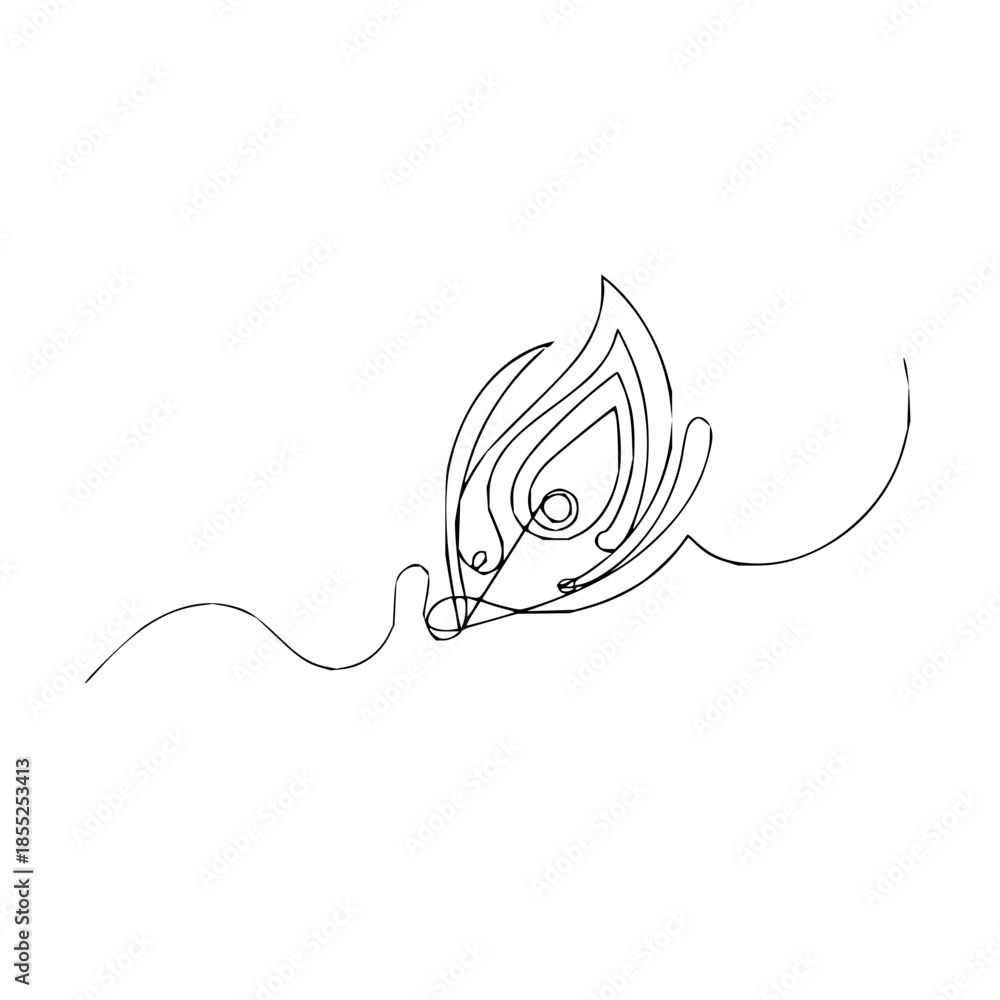 Fototapeta premium Energetic and abstract line art illustration capturing the vibrant chaos of a New Year's Eve celebration with exploding elements and festive typography