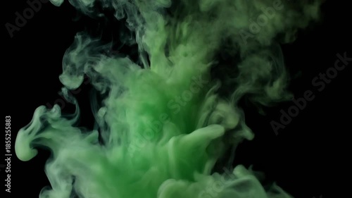 Green Toxic Smoke Gas - Poison Fog VFX Overlay