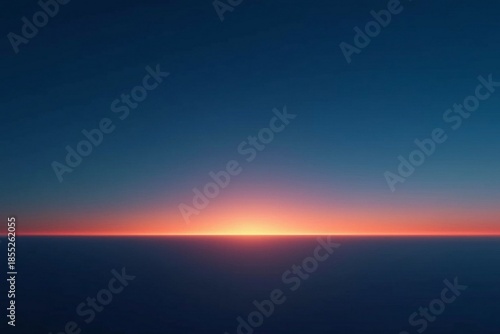 Serene Sunset Sky Gradient Background