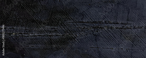 Dark grey black textured concrete wall background