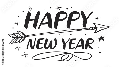 Happy new year celebration Vector