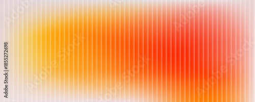 Vibrant orange and red gradient with vertical lines abstract background