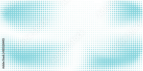 Transparent Vector Gradient Blue Color Halftone Background Staggered Dots Pattern modern dotted