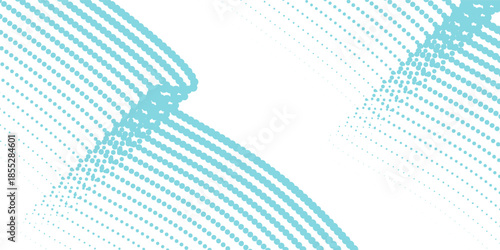 Transparent Vector Gradient Blue Color Halftone Background Staggered Dots Pattern modern dotted