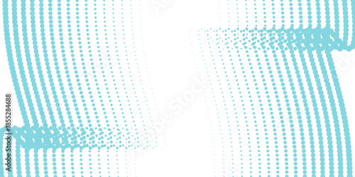 Transparent Vector Gradient Blue Color Halftone Background Staggered Dots Pattern modern dotted