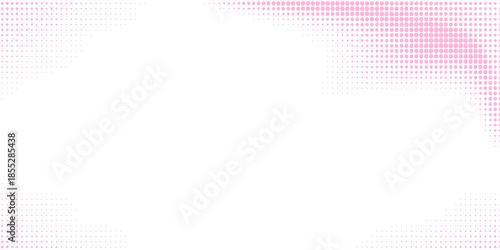 white polka dots pattern over hot pink useful as a background good effect