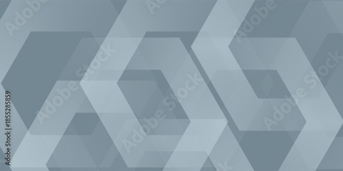 Abstract hexagon lines on gray background. Geometric stripe line art design modern