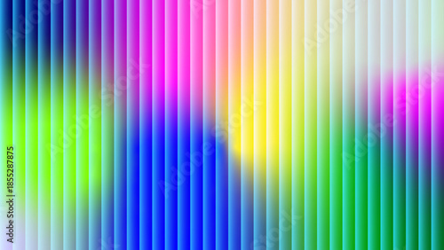 Vibrant abstract image with multicolored vertical lines and gradient hues