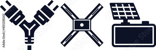 Y-splitter cable, drone rotor, and solar panel with battery Keywords: Y-splitter cable, drone rotor, solar panel, battery, power