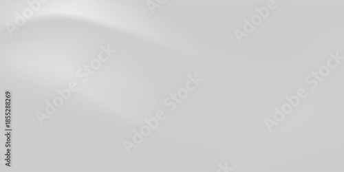 Silver foil background with metal mirror texture. Chrome gradient surface with light gloss modern