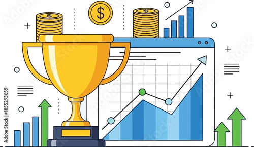 Simple line art whisk icon for web and mobile UI design