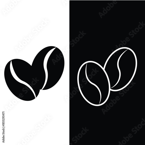 Coffee beans icons pack suitable for web and infographics